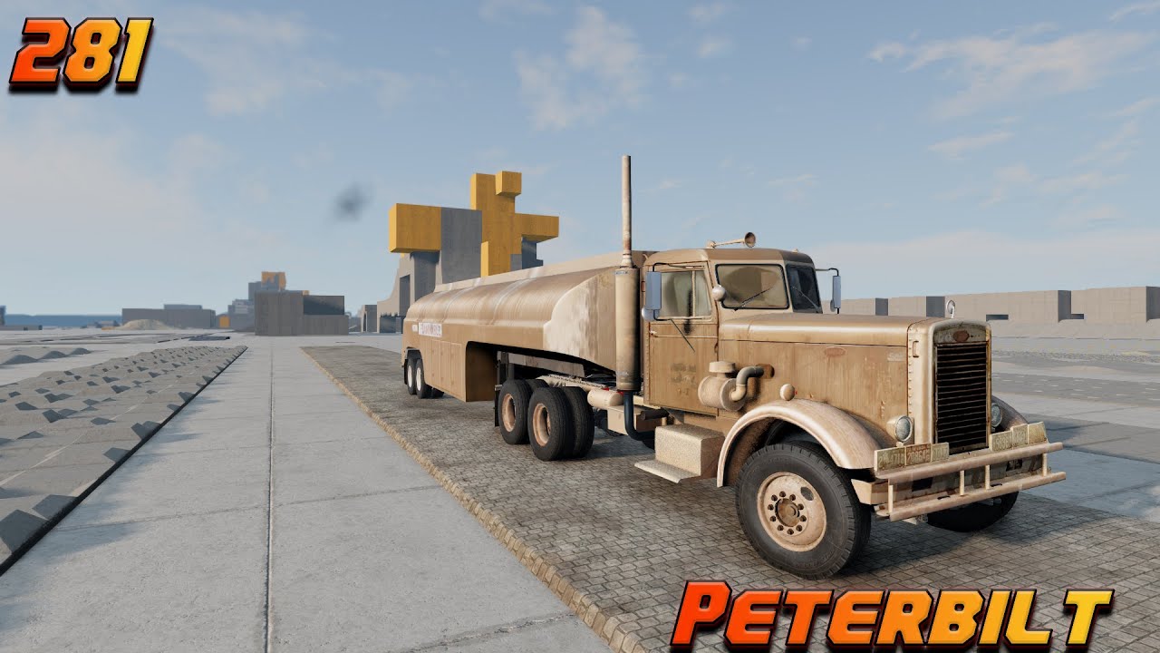 1955 Peterbilt 281 Duel Truck-BeamNG Drive(#1567)