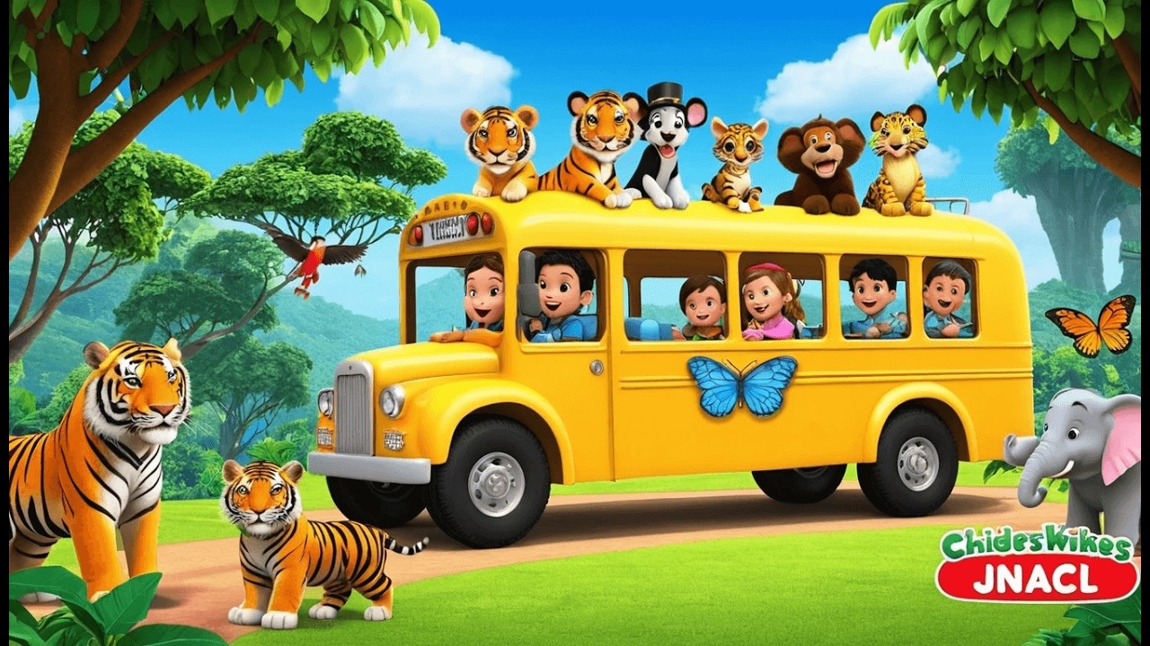 🚌 Поездка на автобусе по джунглям на кол