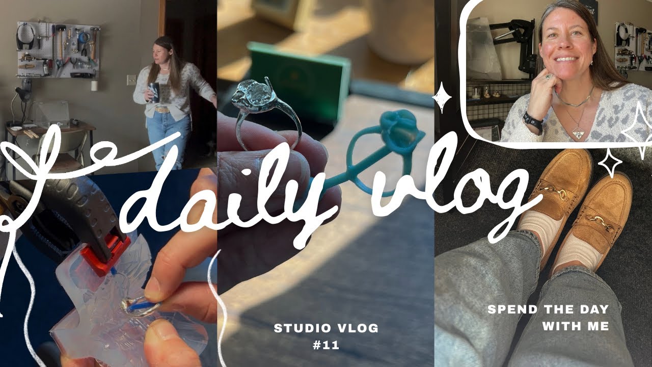 Studio Vlog #11: Exciting News Reveal, New Tools, Bloopers, Silicone Molds & Wax Injection