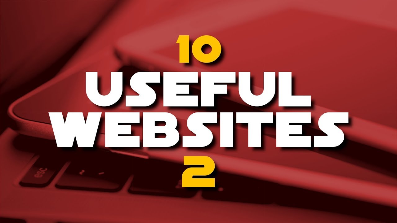 10 Useful Websites You Wish You Knew Earlier! 2