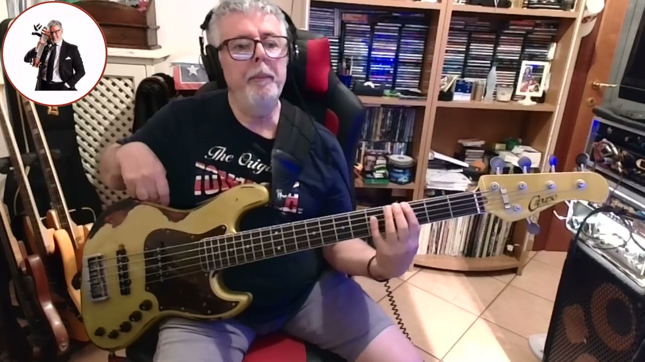 Volami Nel Cuore - MINA (Personal Bass Cover) By Rino Conteduca