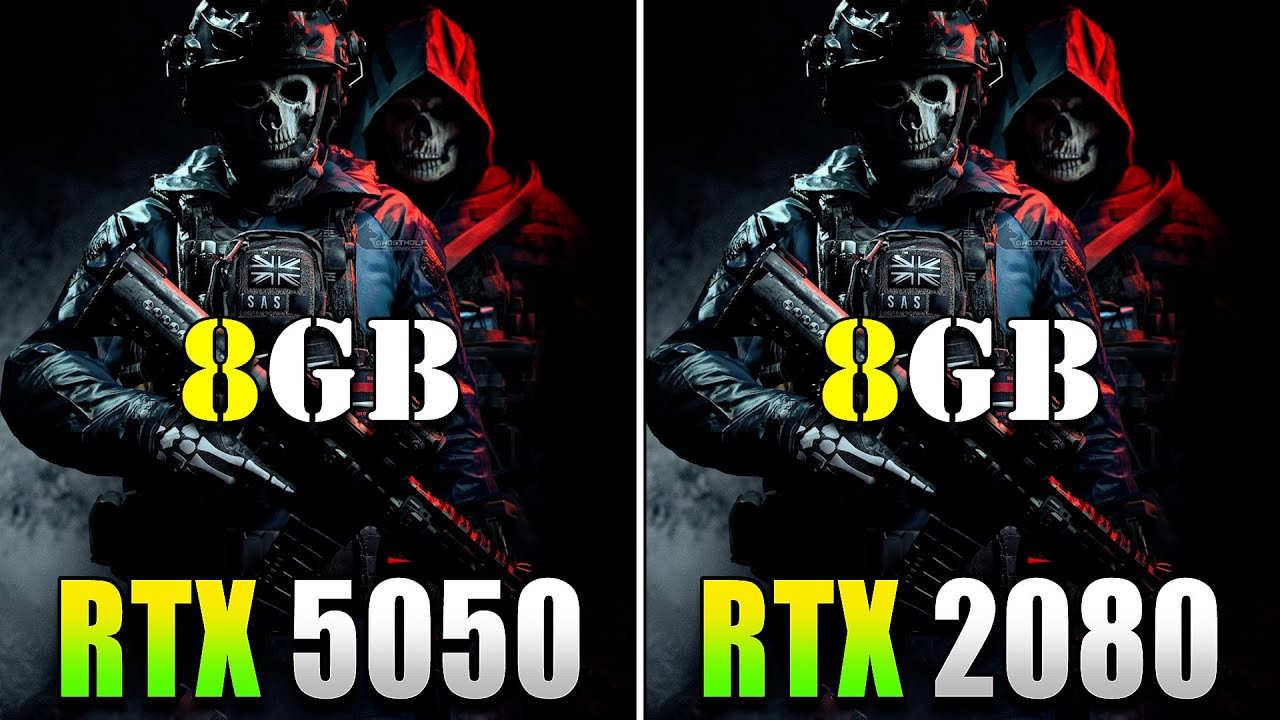 RTX 2080 8GB против RTX 5050 8GB | Тестирование игрового процесса на ПК