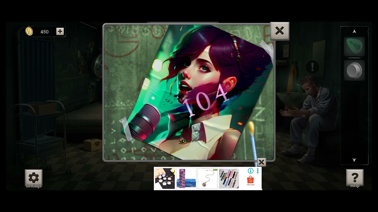 Escape from mental hospital (level 46)