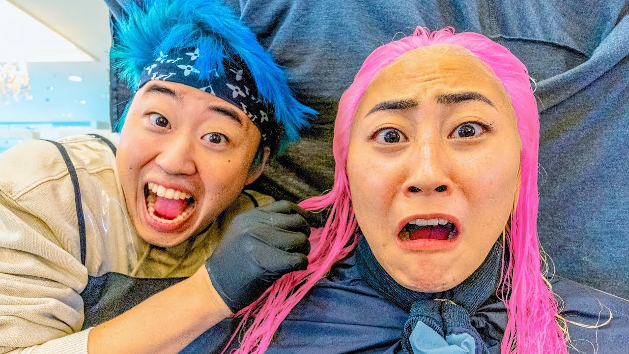 I LET HIM DYE MY HAIR!! (gone wrong)