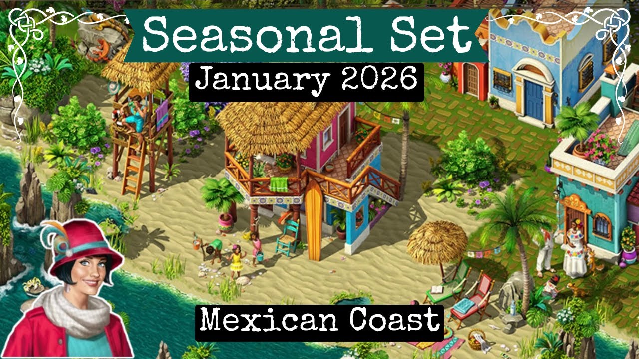 June’s Journey Seasonal Set Jan 2026- Mexican Coast