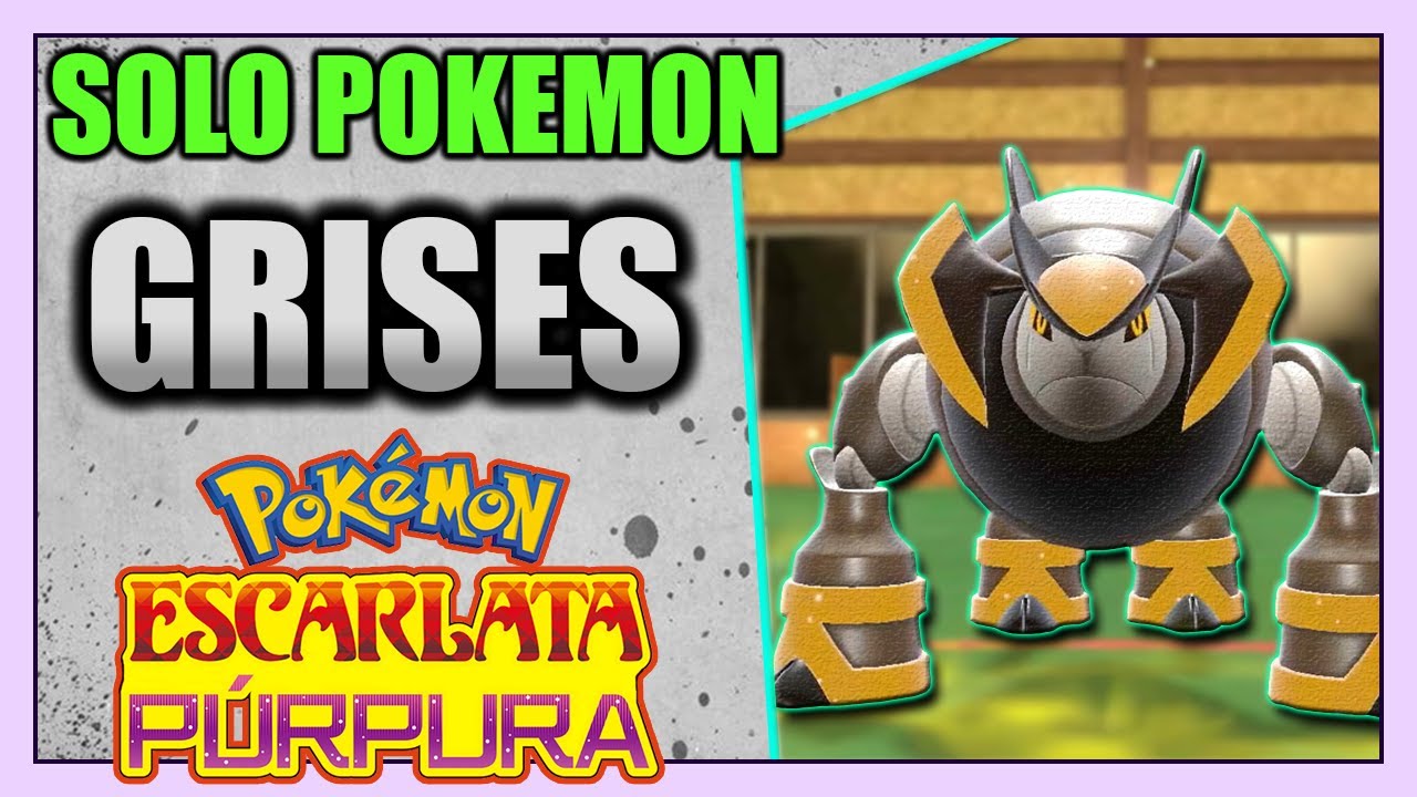 FERROMOLE, el POKÉMON MÁS ROTO que NADIE USA, POR QUÉ?! EQUIPO POKÉMON solo de COLOR GRIS