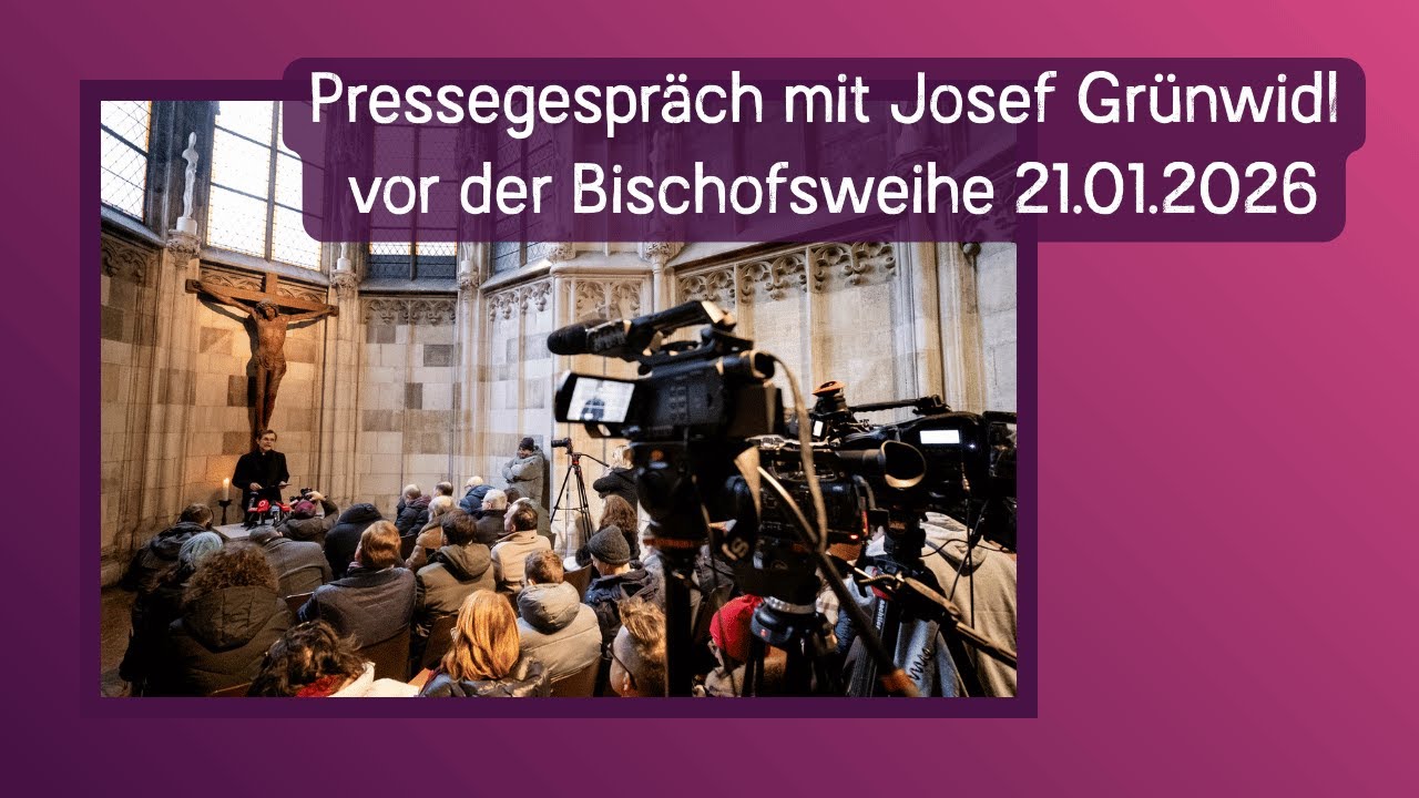 Pressegespräch mit Josef Grünwidl vor der Bischofsweihe