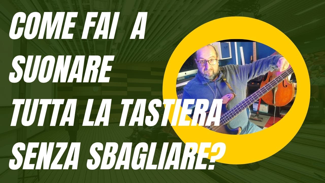 come fai a suonare tutta tastiera senza sbagliare?