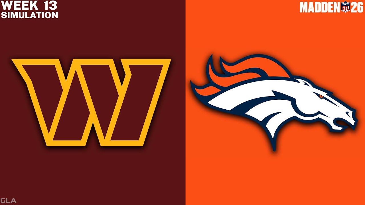 Broncos vs. Commanders - Week 13 Simulation - Madden 26 PS5 Gameplay