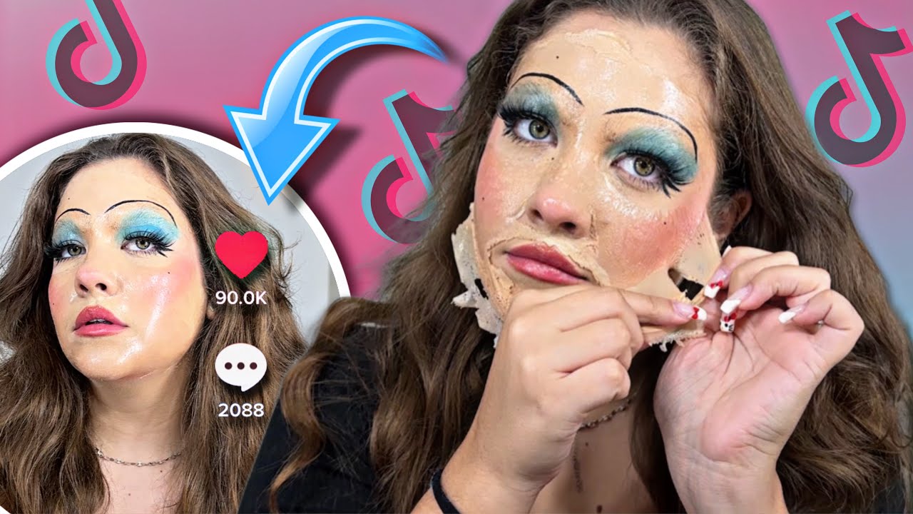 TIKTOK ME OBRIGOU A FAZER ESSA MAKE VIRAL!