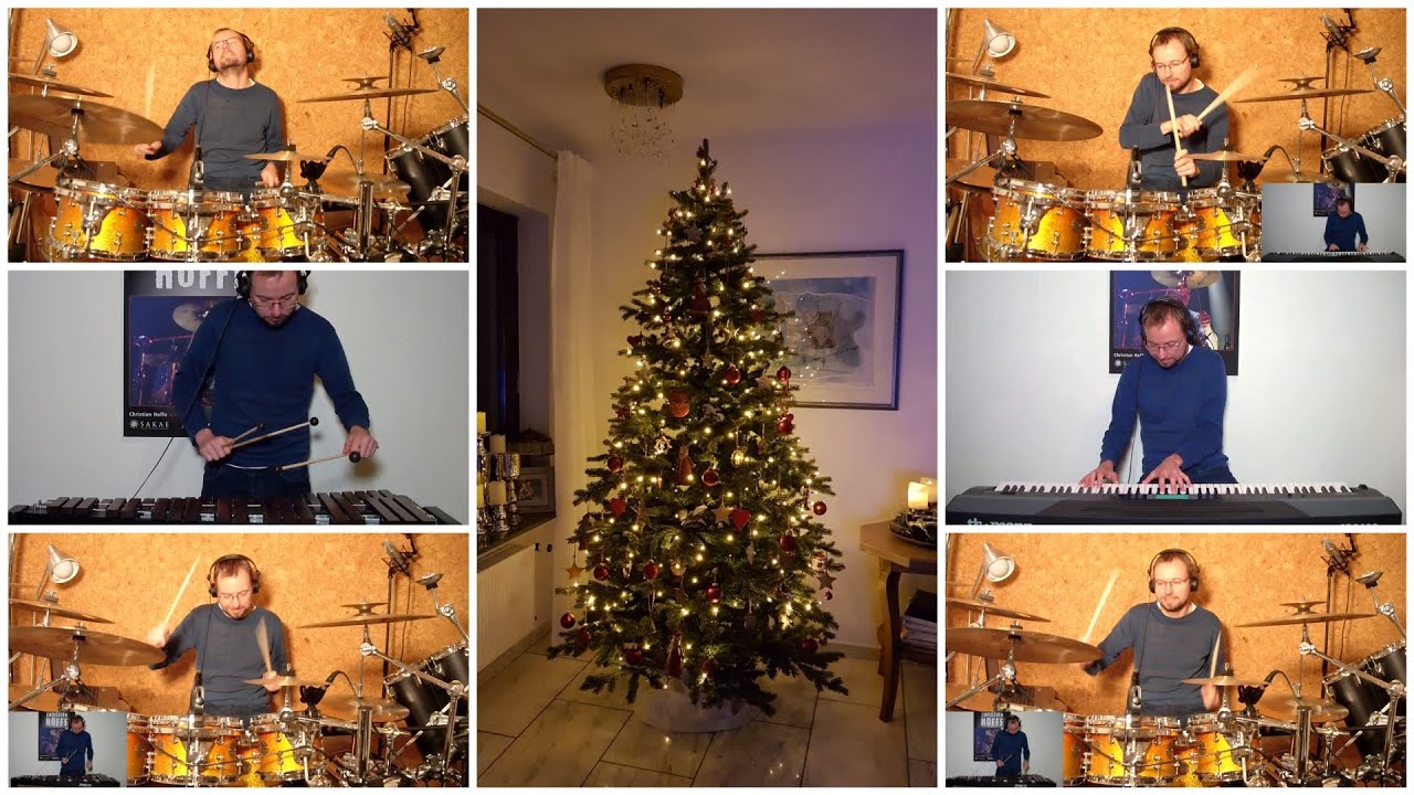 Instrumental Cover of Jingle Bells with Piano, Drums & Xylophone! #christmascover #jinglebells