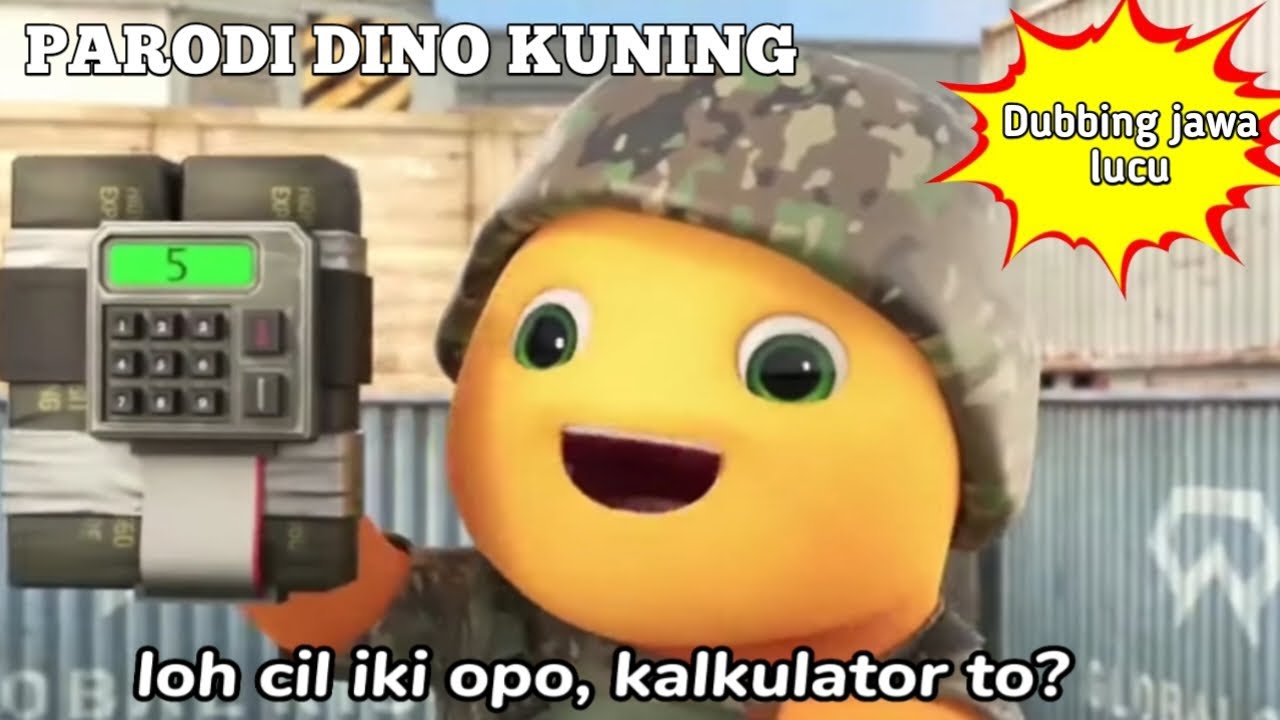 Dubbing jawa, dino kuning lucu🤣 #dubbingjawa #dinokuning #funnyvideo #memes #SumekTV