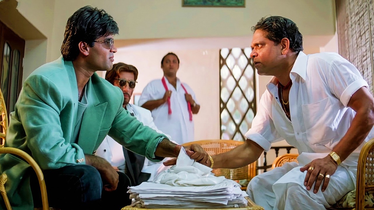 अगर तुझे तेरा माल चाइये तो तुझे मेरे साथ मौत का खेल खेलना होगा | Sunil Shetty का जबरदस्त एक्शन