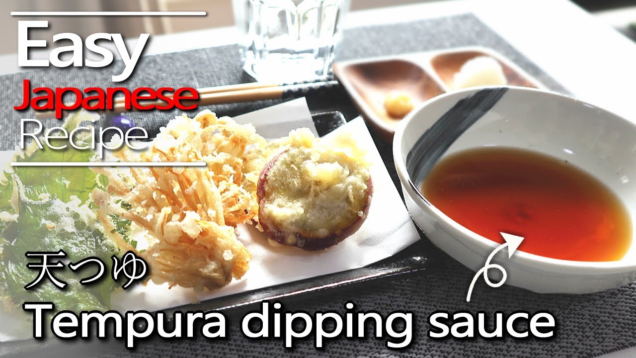 How to make Tempura dipping sauce.(Japanese style easy/simple recipe)天つゆの作り方(レシピ)