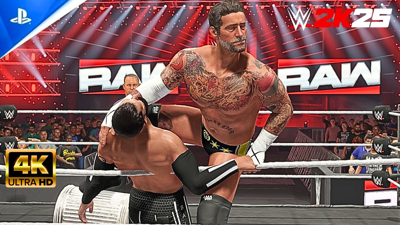 WWE 2K25 - Финн Балор против Си Эм Панка - Матч за титул чемпиона мира в тяжелом весе на RAW | Ви...