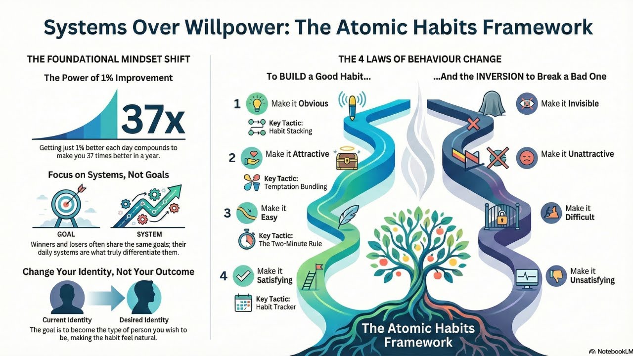 Book 2:  Atomic Habits by James Clear: 100 Books To Read Before You Die