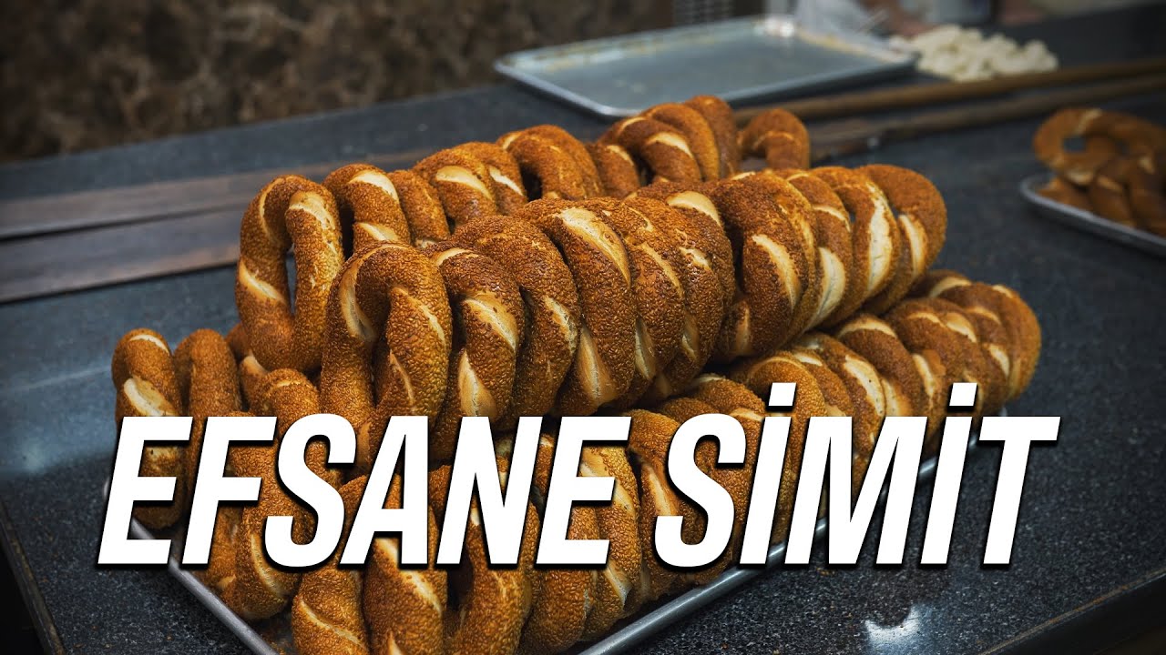 EFSANE SİMİT - MEŞHUR SOKAK SİMİDİ YAPIMI.  - 4K -  ( GEVREK SİMİT - RAMAZAN SİMİDİ )