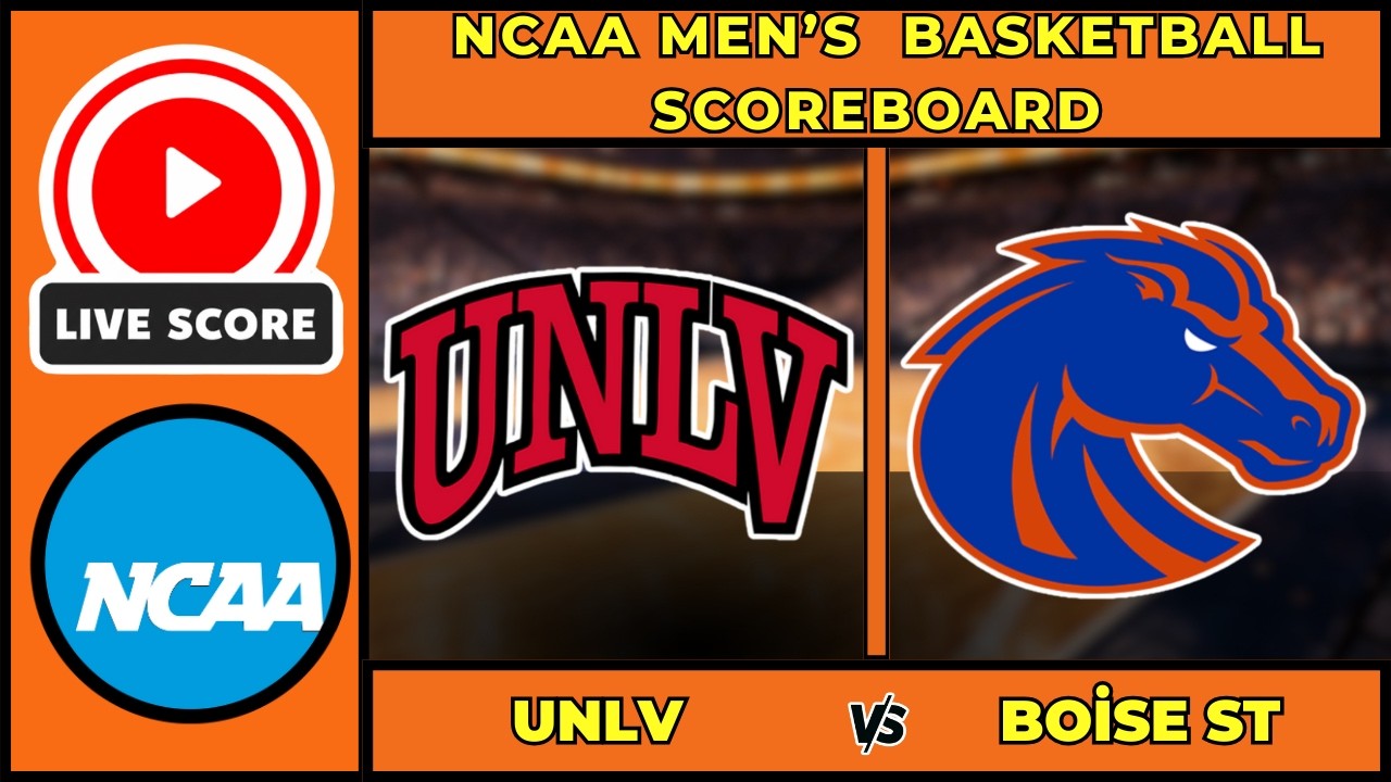 🔴 LIVE: UNLV vs Boise State Broncos | NCAA Men's Basketball Scoreboard | Feb 13 | Mountain West