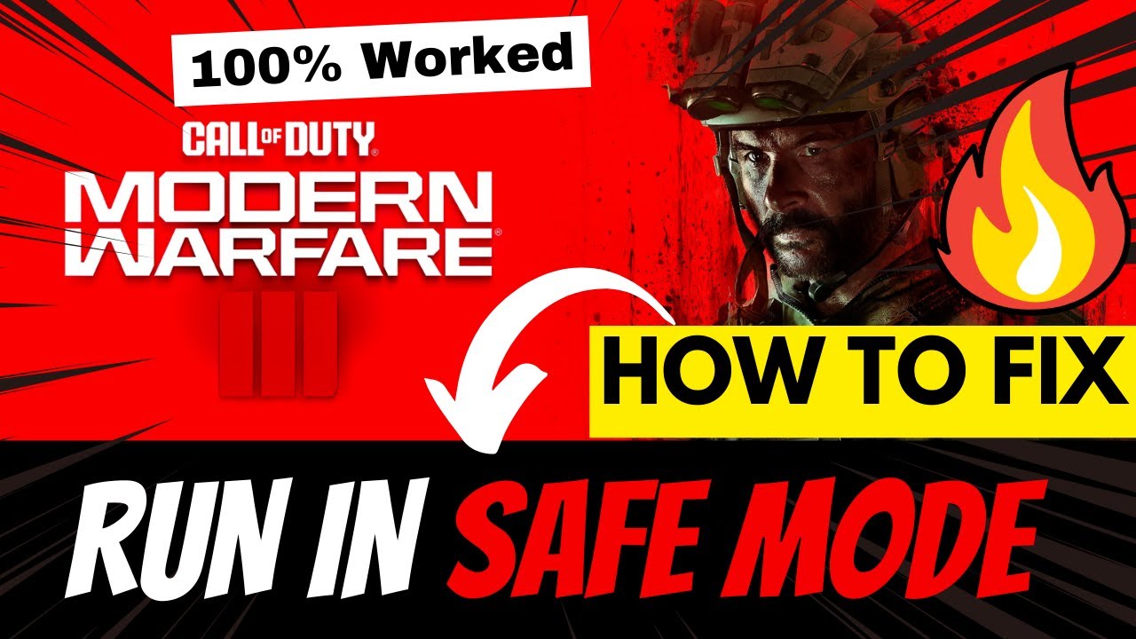 Modern warfare 3 Run in #safe mode fix || How to #fix safe mode error in #mw3 || by borntoplaygames