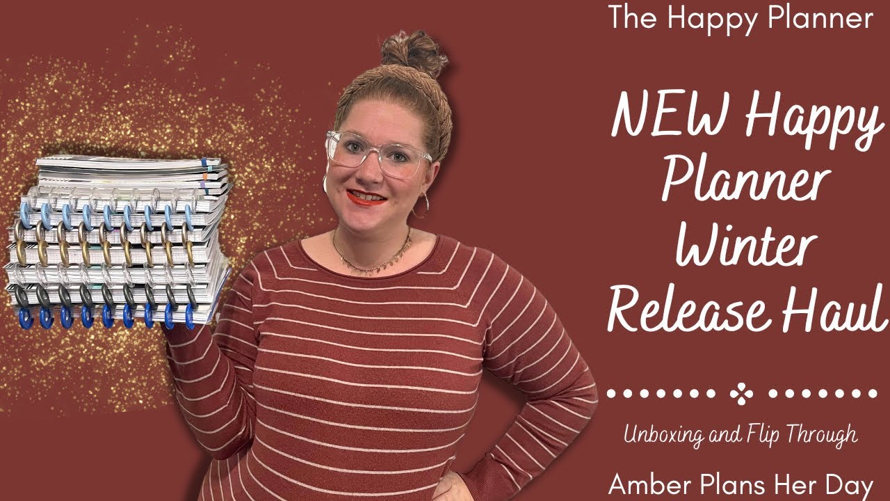Happy Planner Winter Release Unboxing and Flip Through!