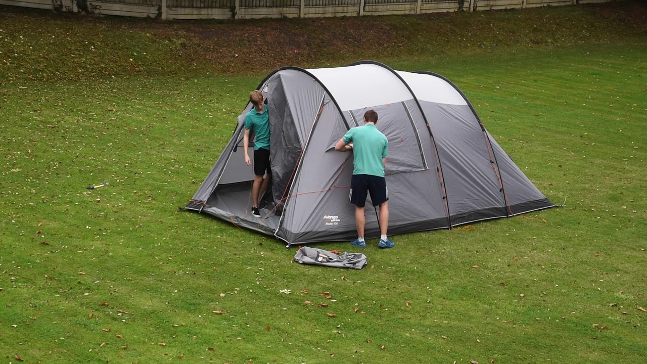 Vango Winslow Tent Pitching & Packing (Real Time) Video