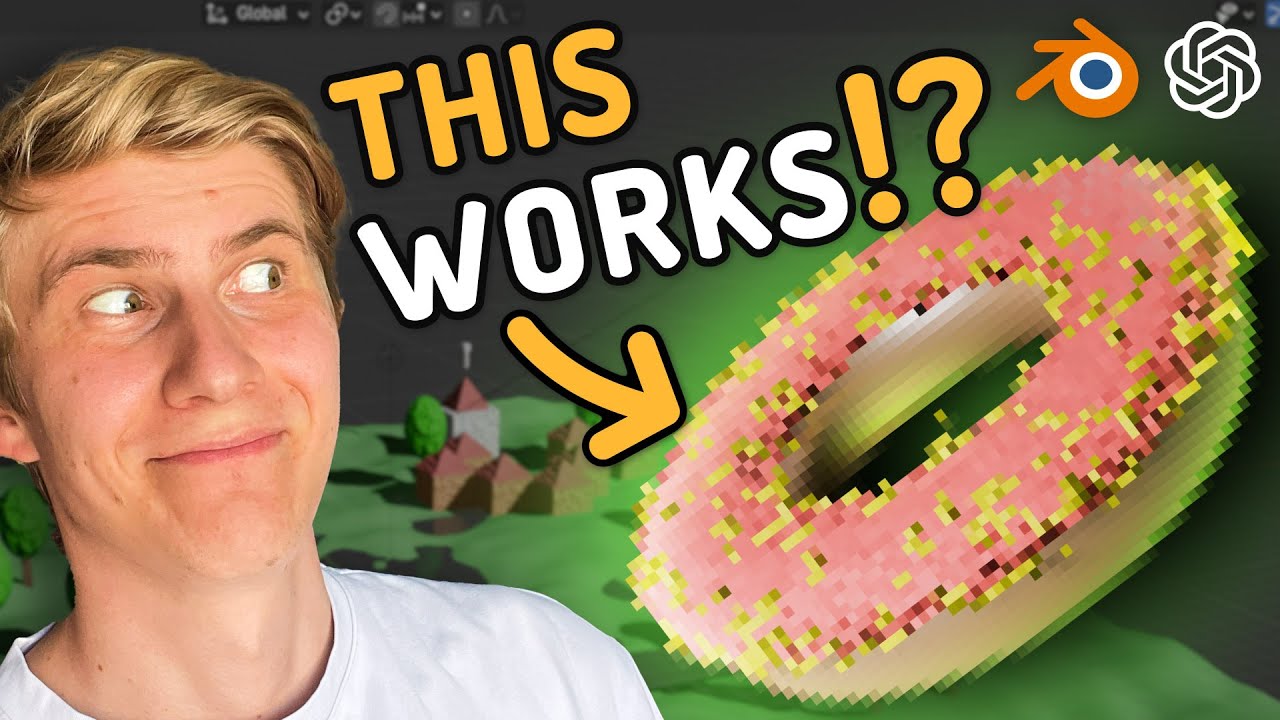 ChatGPT теперь может моделировать ПОЛНЫЕ 3D СЦЕНЫ!? [Бесплатный Blender + рабочий процесс ChatGPT]