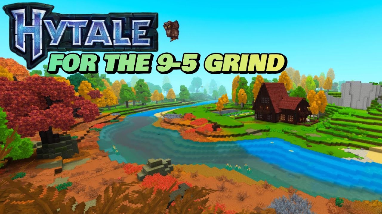 Hytale Quiet Gameplay for Studying, Working & Relaxing