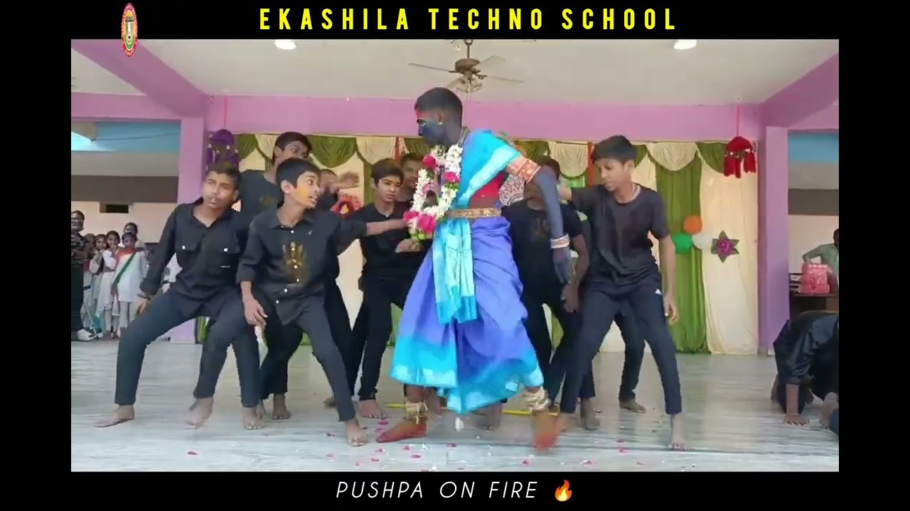 EKASHILA TECHNO SCHOOL PUSHPA ON FIRE