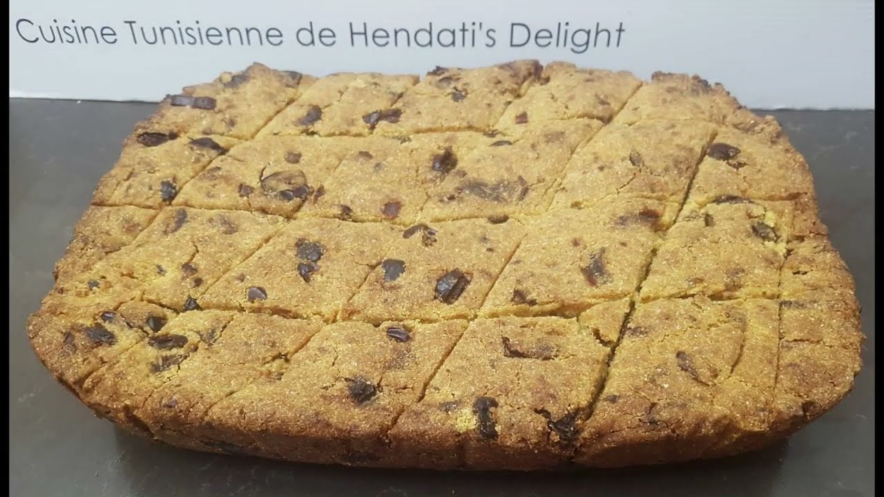 Boughaja : gâteau Tunisien au mais sans gluten بوغاجة وصفة تونسية بدون قلوتان