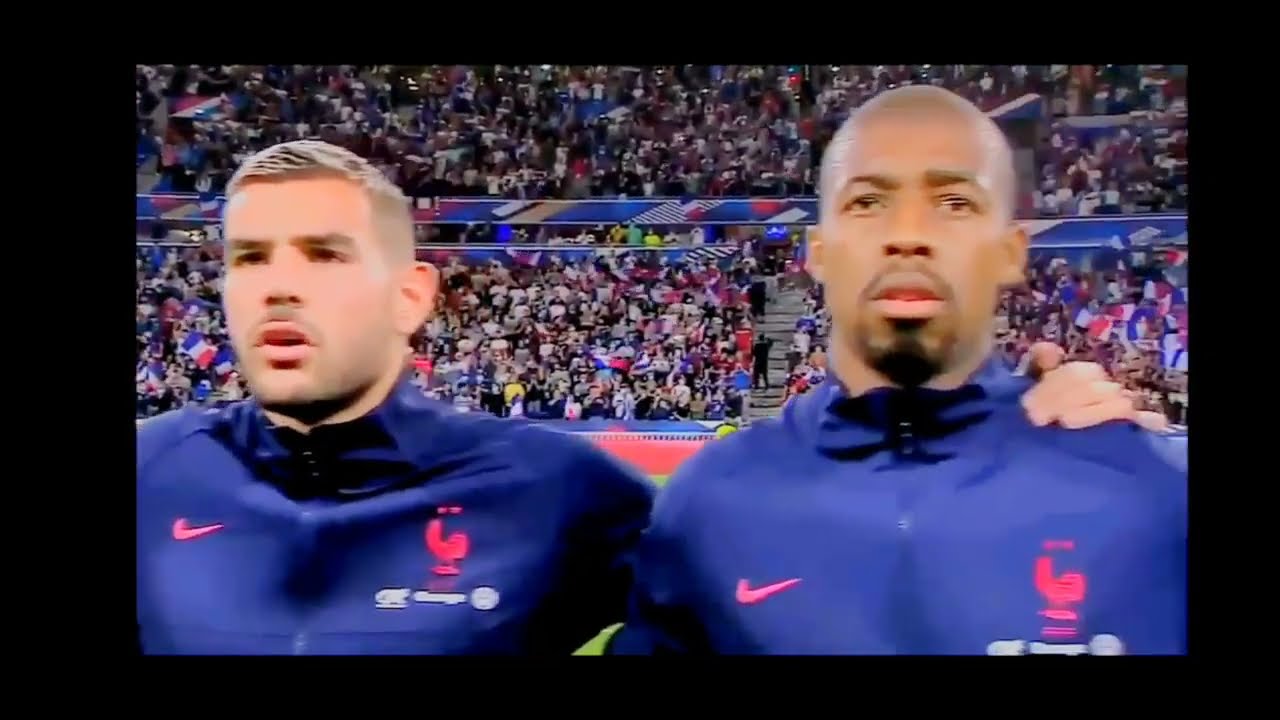 France vs Finland National Anthem - FIFA World Cup 2022 qualifying