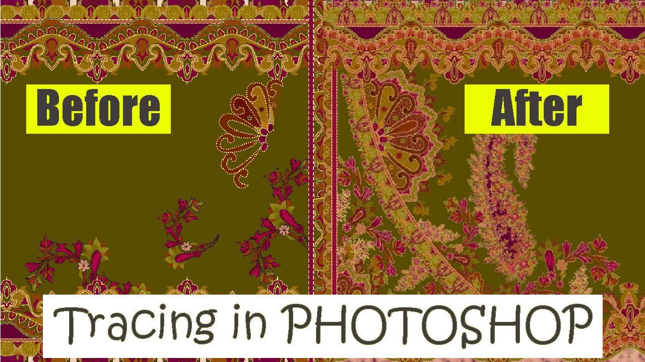 How to Sharp and Enlarge image in Photoshop Textile Design || SaQib Designer