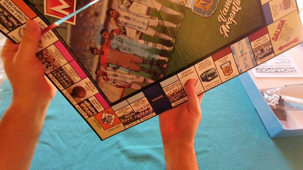 unboxing Monopoly  edición selección  Argentin  A.F.A parte 1
