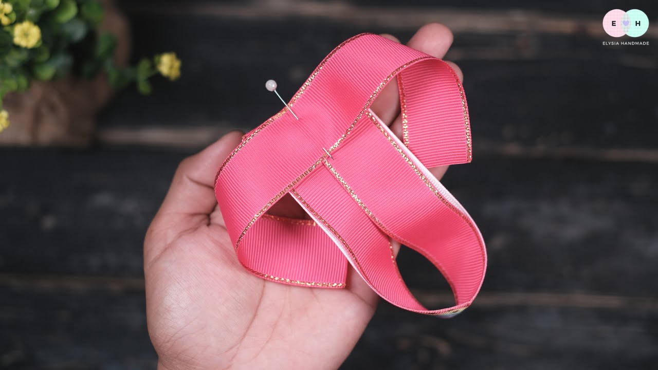 Pequenos laços fofos e fofos são fáceis de fazer - fita de gorgorão n5 | Elysia Handmade