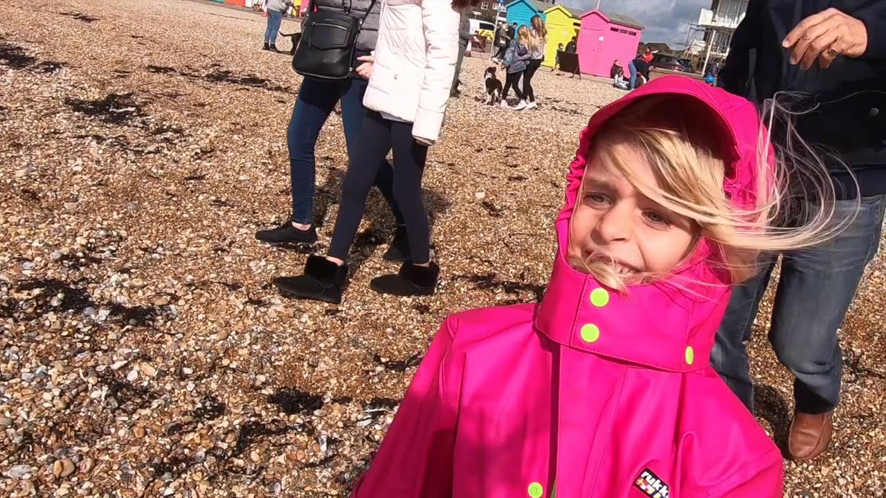 A trip to Seaford beach with the family