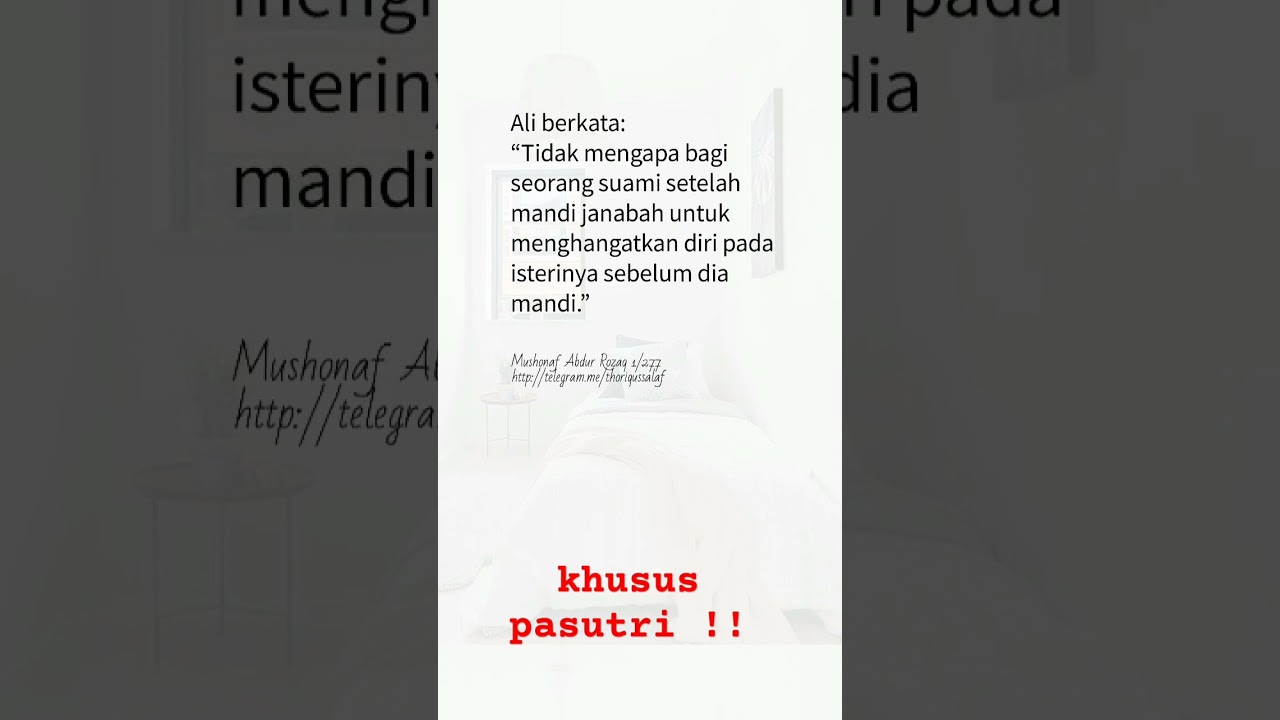 khusus pasutri di musim dingin #suamiistri #mandiwajib #junub #jima