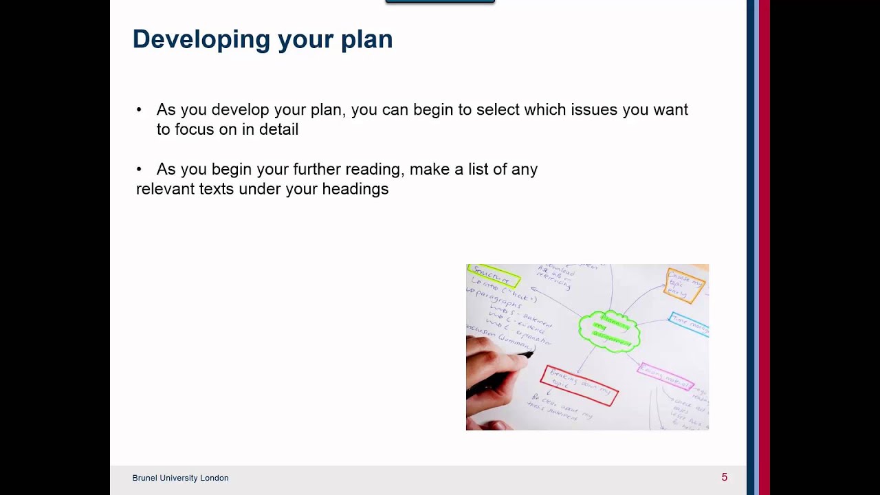creating an essay plan