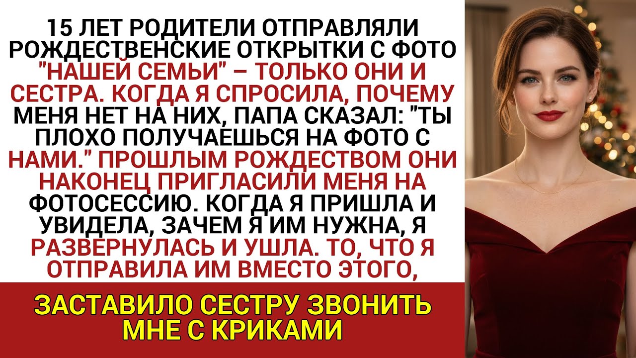 15 ЛЕТ РОДИТЕЛИ ОТПРАВЛЯЛИ РОЖДЕСТВЕНСКИЕ ОТКРЫТКИ С ФОТО 