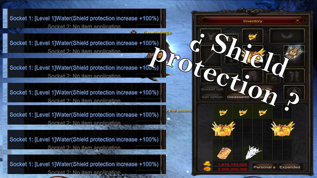 Guia Shield Protection Mu Online 2023 MuMoradito