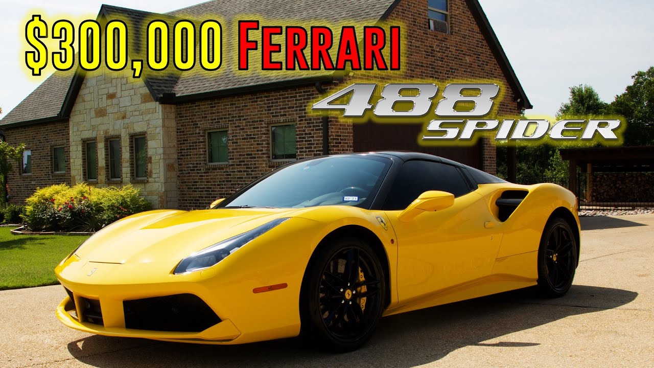 Ferrari 488 Spider Interior and Exterior Detail!