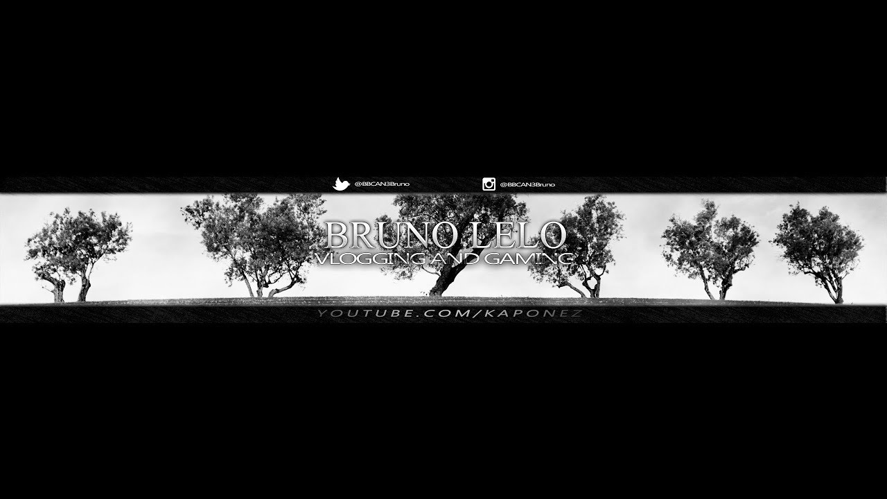 Making Bruno Lelo a Youtube Banner | Photoshop Speed Art