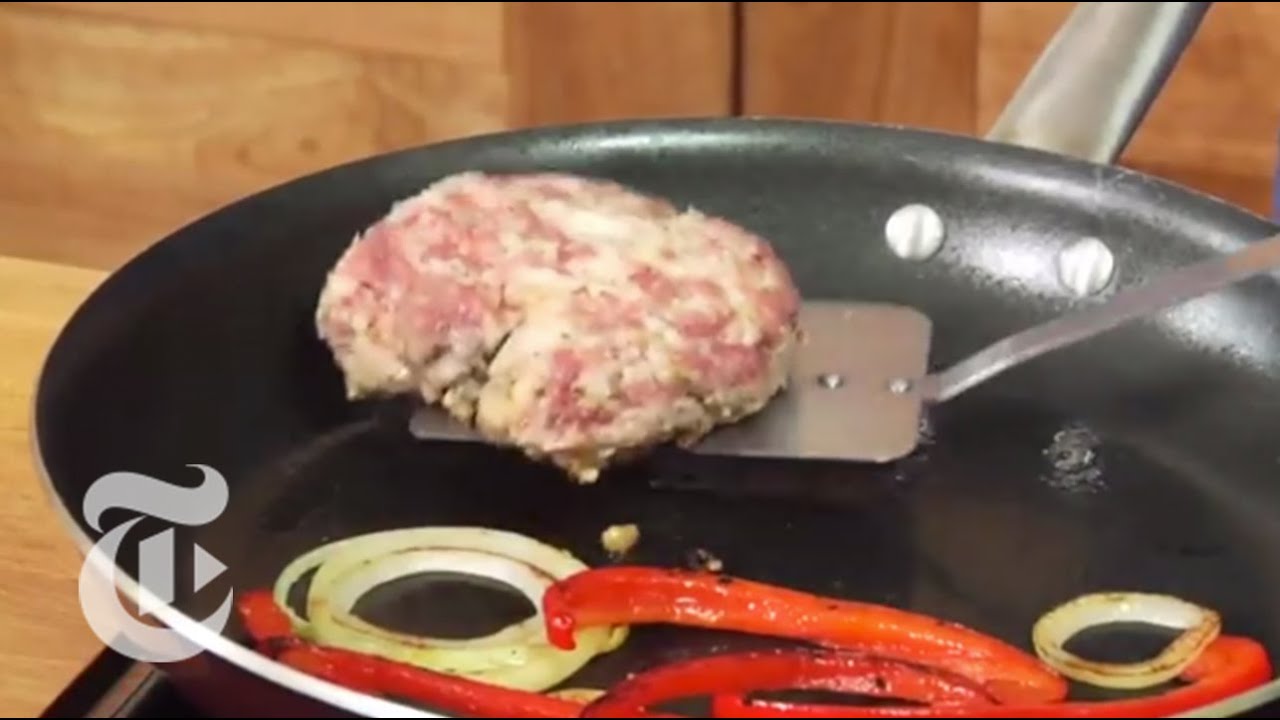 Pork-Fennel Burgers | The New York Times