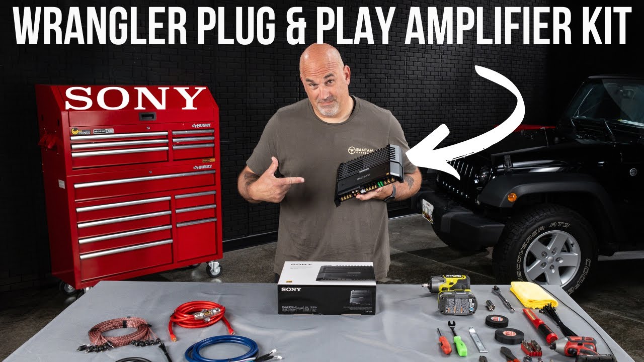 Sony GS 4-Channel Amplifier Plug & Play Kit Install | '07 - '18 Jeep JK Wrangler