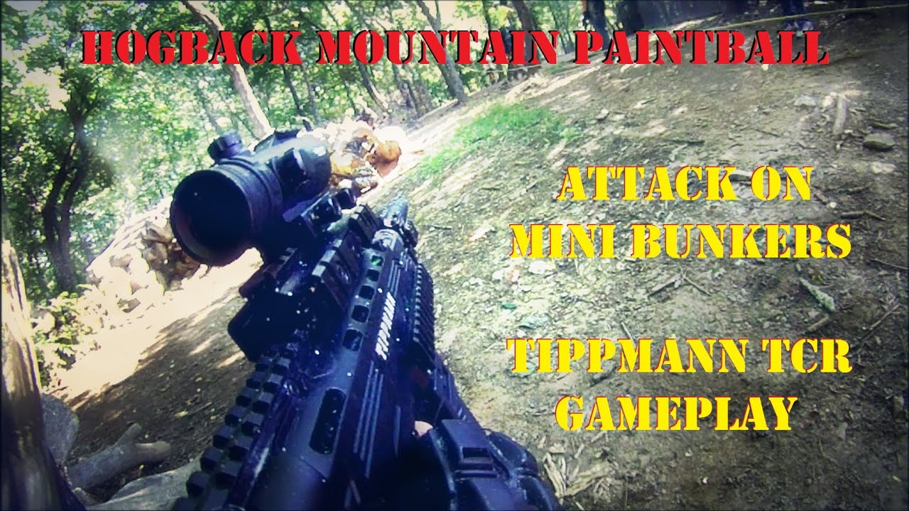 Attack on Mini Bunkers | Tippmann TCR Gameplay | Hogback Mountain Paintball