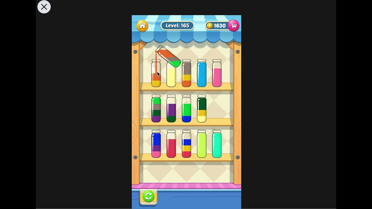 Water Sort Puzzle I Level 165 I  Facebook I SOLVED