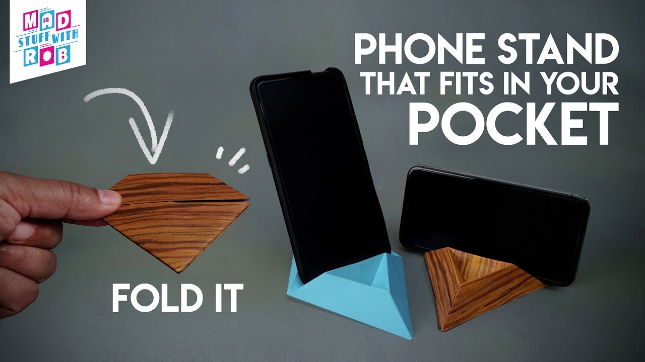 A carry in your POCKET Phone stand | Origami | In HINDI
