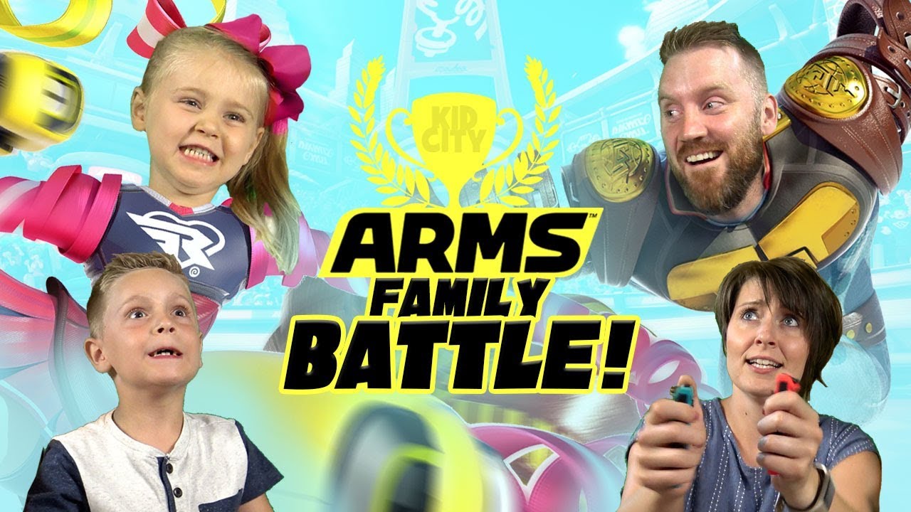 Let's Play Arms! (Nintendo Switch Family Gaming Battle)