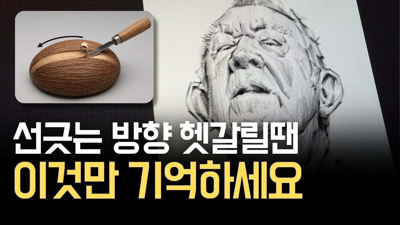 선 방향 하나로 그림의 입체감 2배 살리는 법