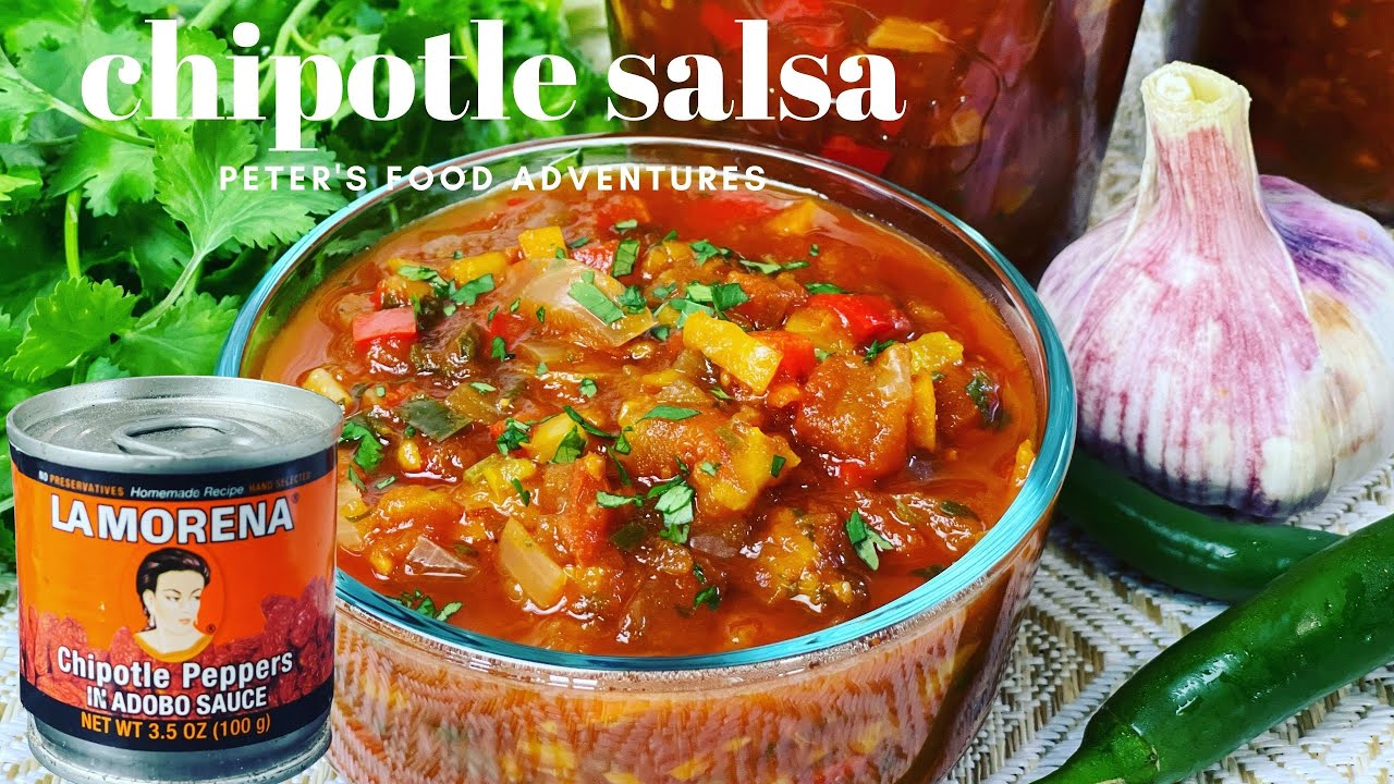 Tastiest Salsa with Chipotle Peppers! OMG!
