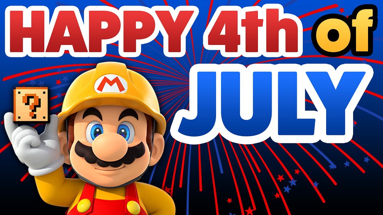 Super Mario Maker - HAPPY 4th of JULY! - Level Showcases
