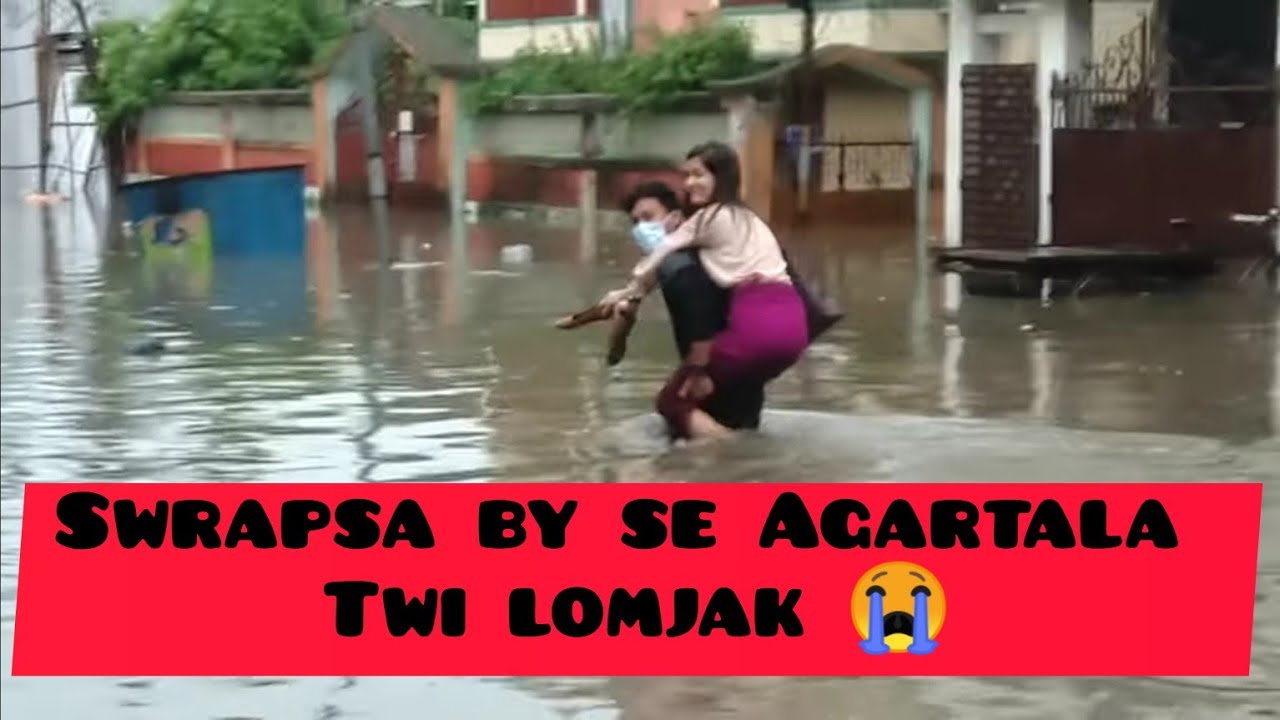 Agartala flood MAAR ongkha watwi ni twi😱 | Biva Jamatia & James WC meetei | 